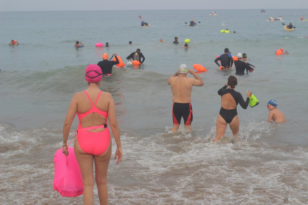 $!Alcanzan meta esperada en Travesía Anual de Natación