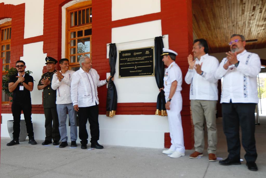 $!AMLO inaugura primer tramo del Tren Interoceánico