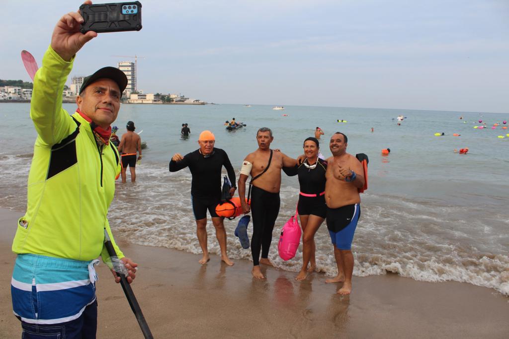 $!Alcanzan meta esperada en Travesía Anual de Natación