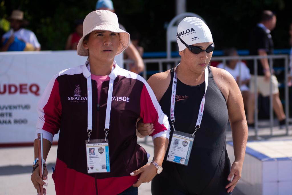 $!Claudia Aguirre baja su tiempo, quedándose cerca de la medalla