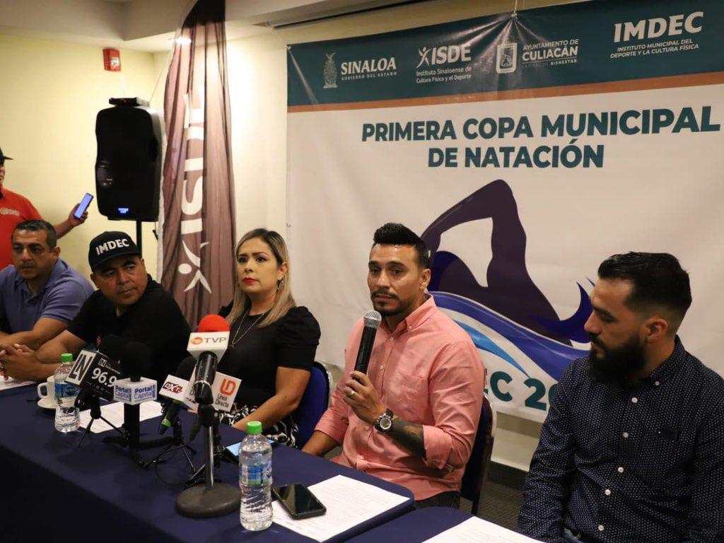 $!Anuncian en Culiacán Primera Copa Municipal de Natación Curso Corto Imdec
