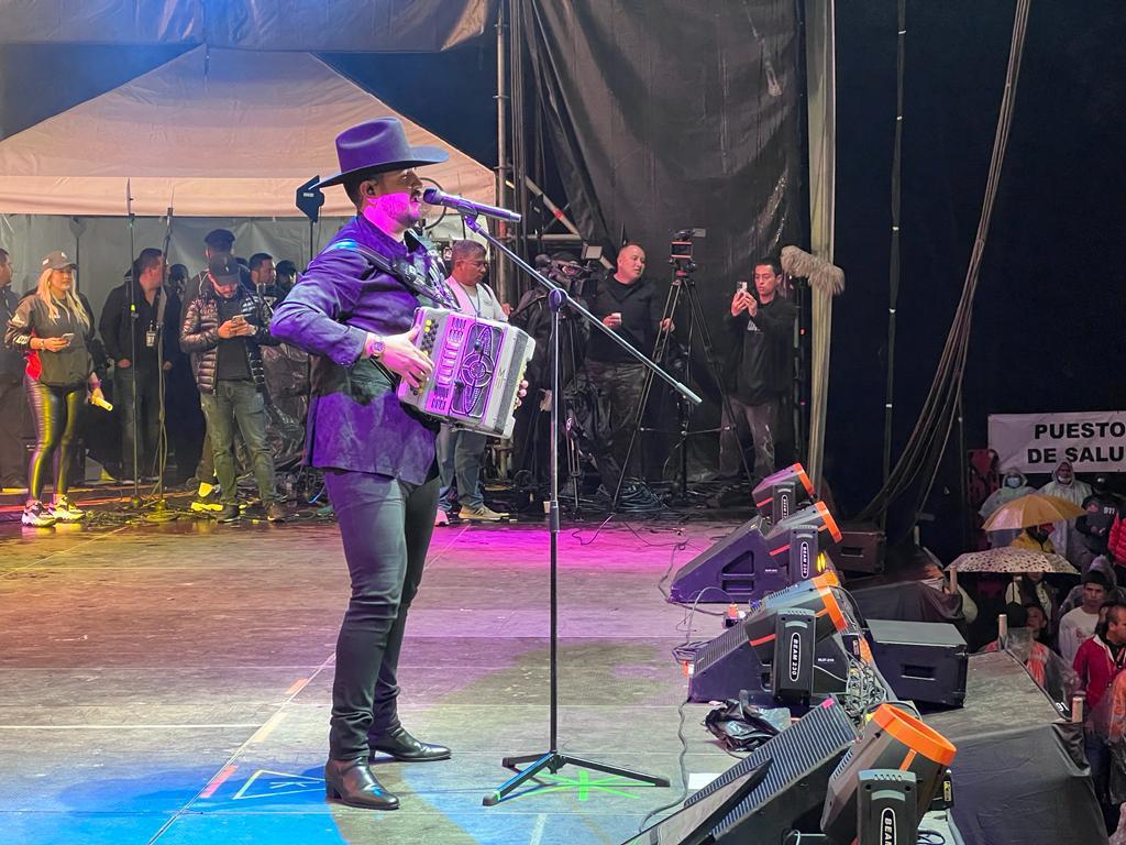 $!Abarrota Edén Muñoz el Parque Simón Bolívar, en su primer concierto en Colombia
