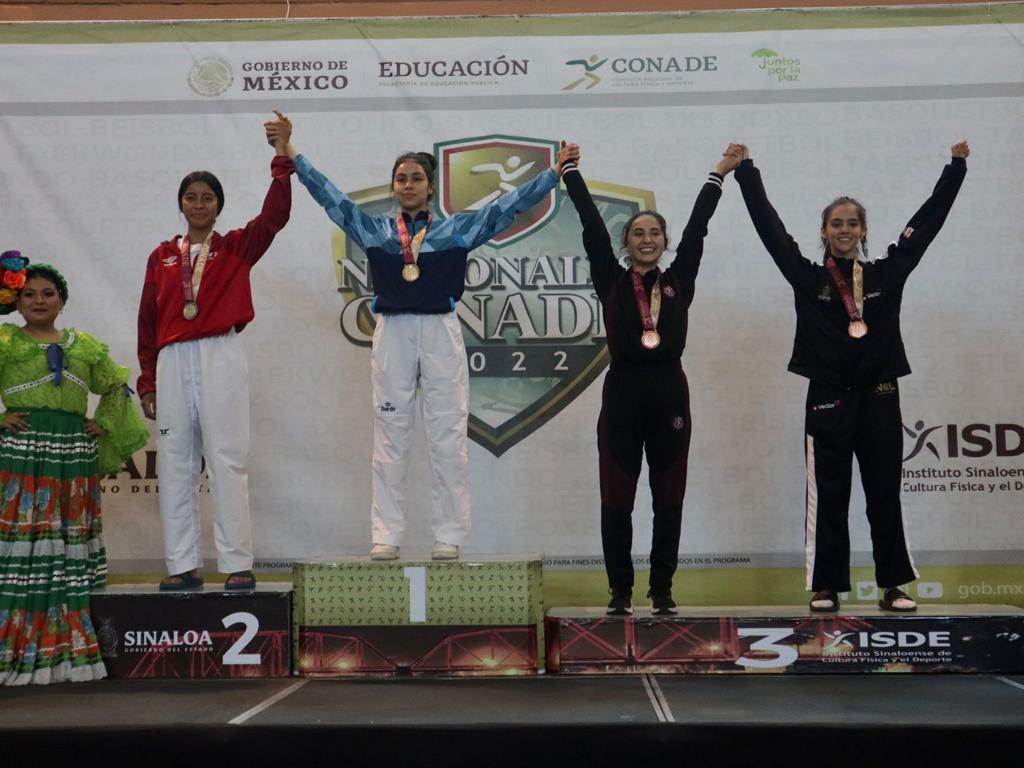 $!Sinaloa se cuelga siete preseas más en el taekwondo de los Juegos Nacionales Conade