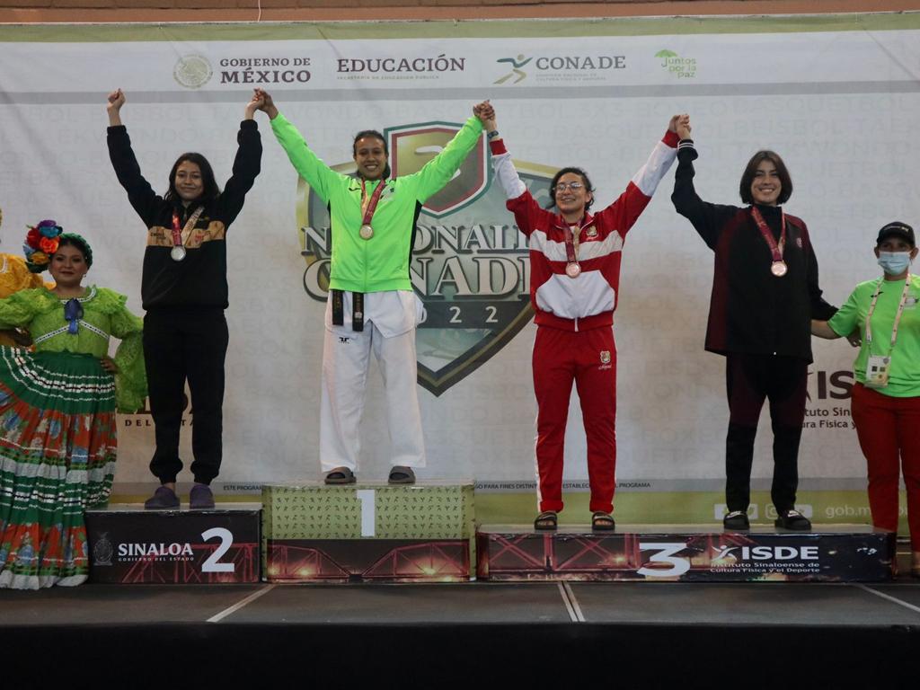 $!Sinaloa se cuelga siete preseas más en el taekwondo de los Juegos Nacionales Conade