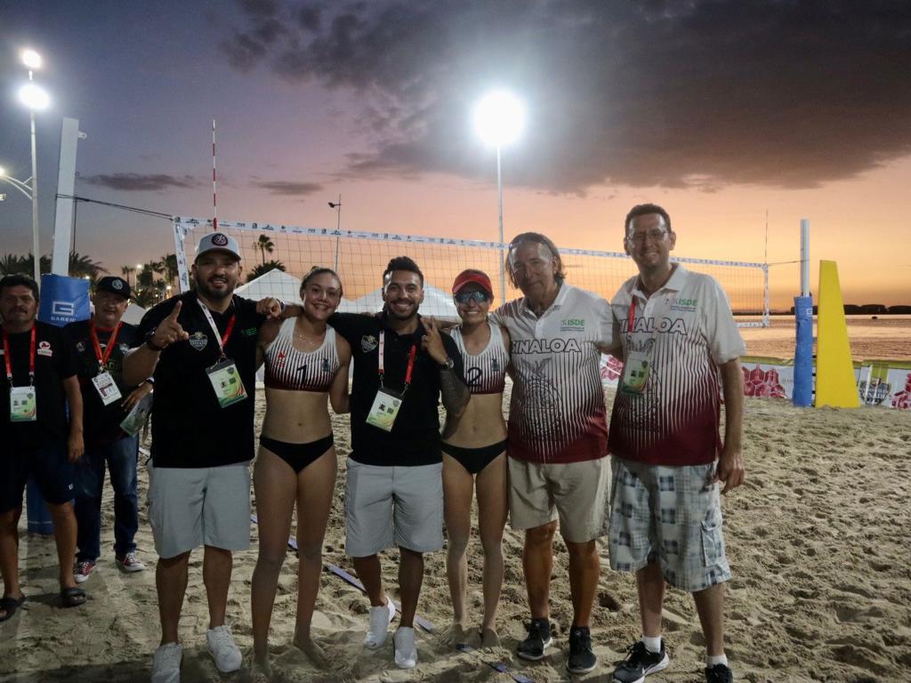 $!Sinaloa se queda con dos preseas de oro en los Nacionales 2022 de voleibol de playa