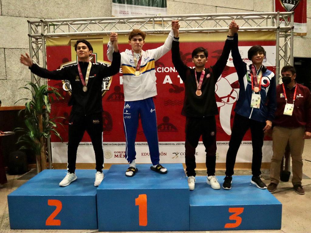 $!Jesús Pérez Tejeda se despide con plata y bronce de los Nacionales Conade