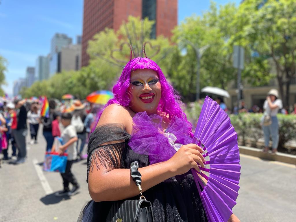 $!El sol y los arcoíris brillan en la Marcha del Orgullo LGBT+ 2023 en CDMX