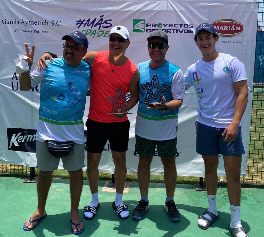 $!Surgen campeones de Torneo Pádel Mazatlán