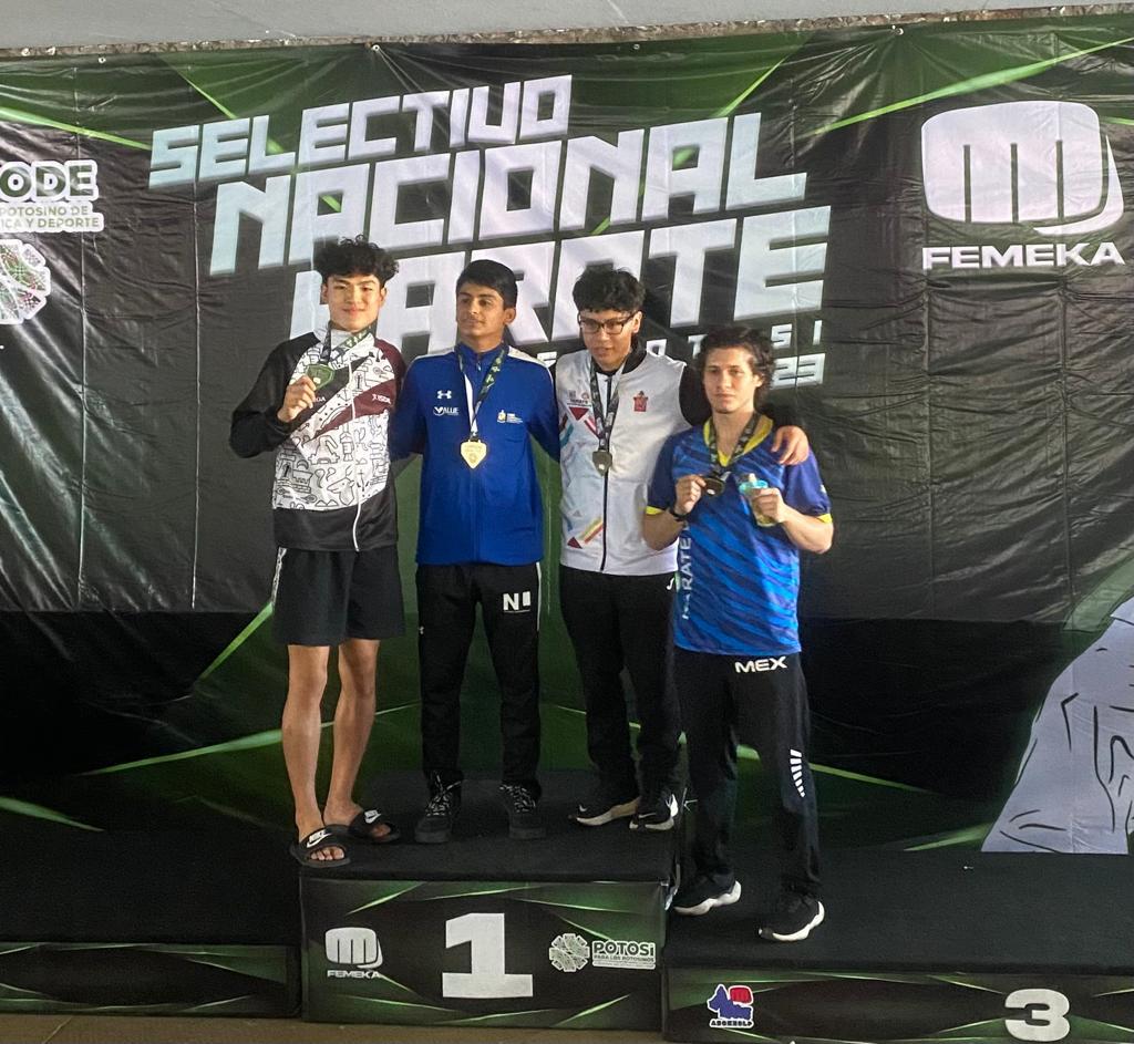 $!Triunfa selección de karate de Mazatlán en el Nacional de San Luis Potosí