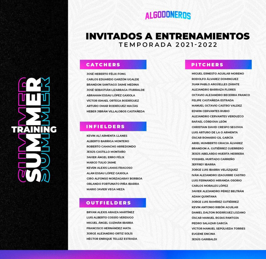 $!Algodoneros de Guasave define su lista de invitados a pretemporada
