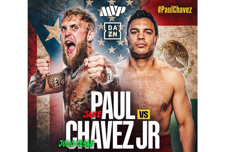 Chávez Jr. vs Jake Paul: Fecha, cartelera, horarios y transmisión del esperado combate