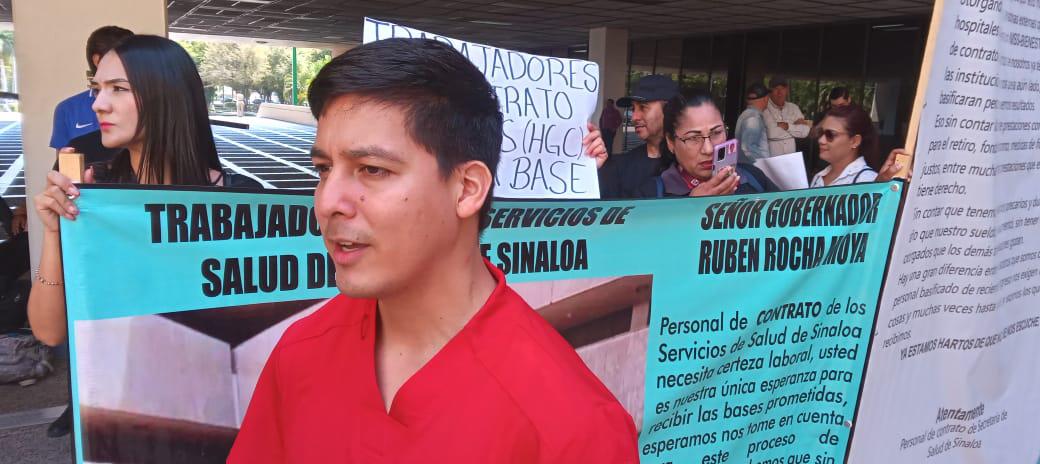 $!‘Se nos prometió algo en pandemia y ahora nos hacen a un lado’, denuncian trabajadores del sector Salud