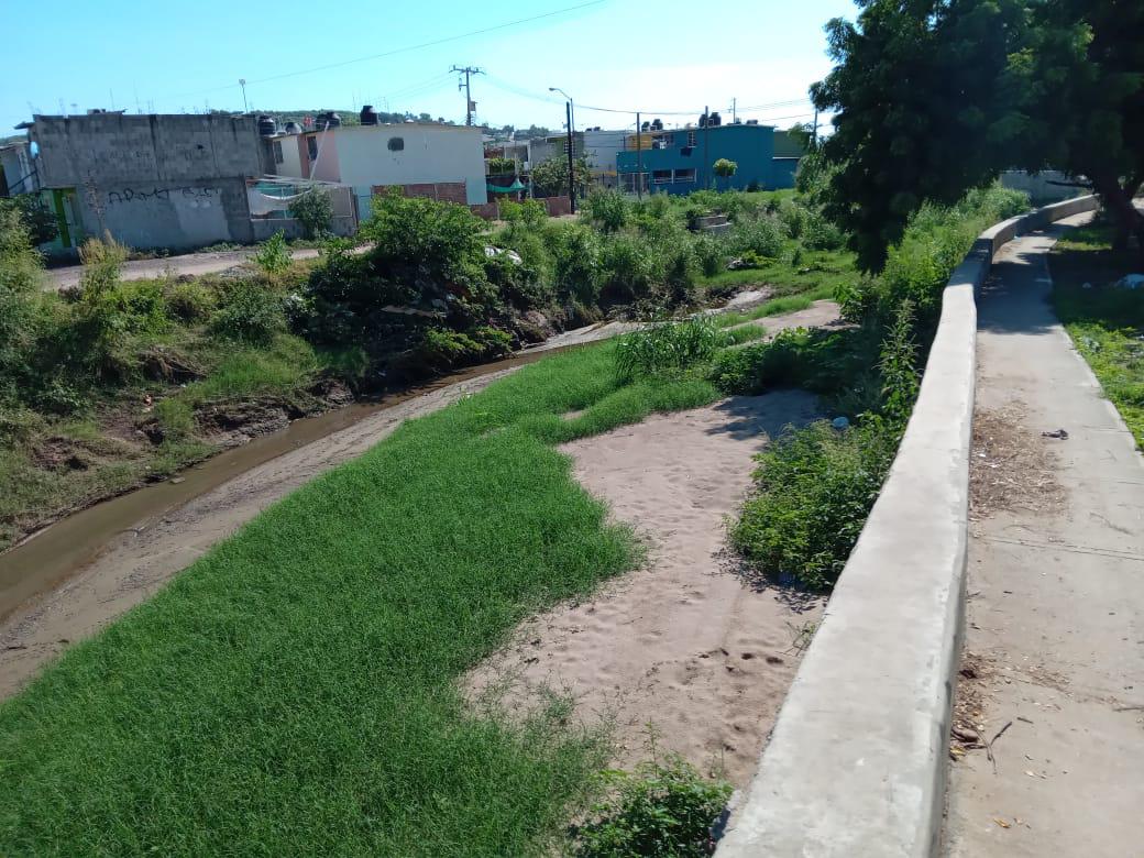 $!Llaman a limpiar urgente el arroyo Jabalines; temen inundarse con ‘Orlene’ en La Foresta
