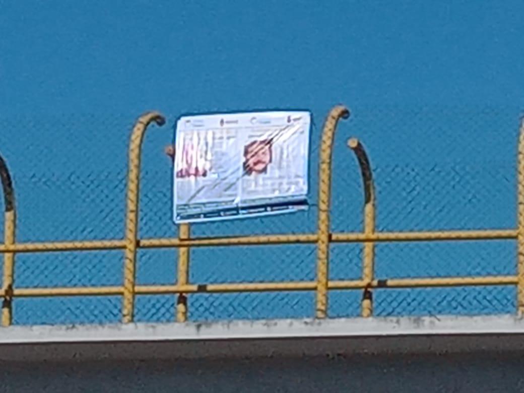 $!Colocan lonas en puentes de Rosario para encontrar a Kevin y Johan