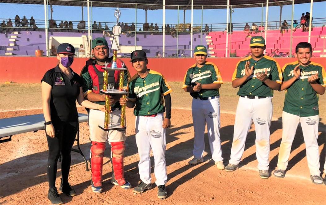 $!Mangueros se lleva el título en beisbol juvenil en Escuinapa