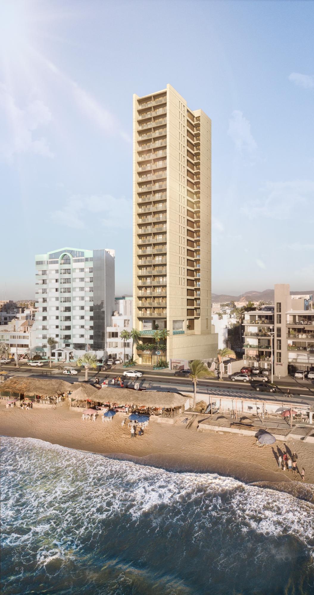 $!Praia Malecón estará estratégicamente ubicado en el Malecón de Mazatlán, cerca de diversos puntos de interés como el Centro Histórico, playa Los Pinitos, Gran Acuario, Zona Dorada, Parque Central, estadio de béisbol y muchos más.
