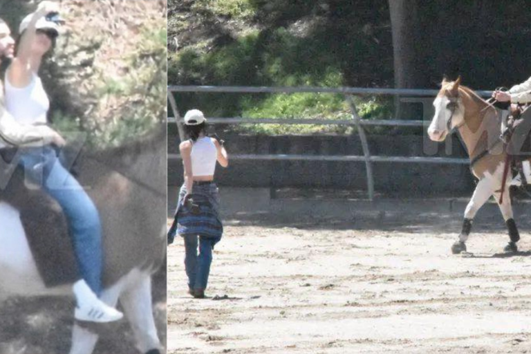 Disfrutan Bad Bunny y Kendall Jenner paseo a caballo