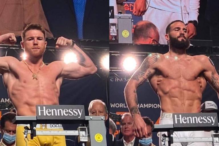Canelo y Plant, listos para su combate de este sábado por el título mundial indiscutible de peso supermedio