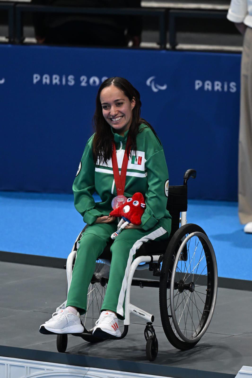 $!Haidee Aceves gana su segunda medalla en la paranatación de París 2024