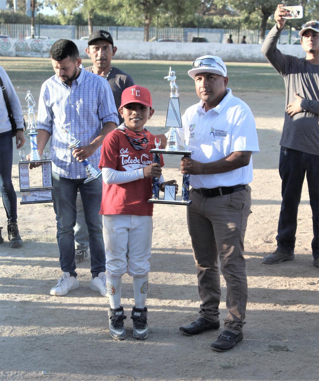 $!Azteca gana el campeonato de la Infantil Menor en el beisbol de Escuinapa