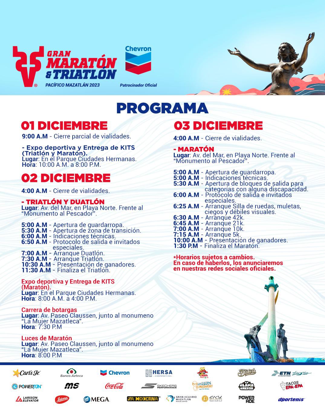 $!Miles de atletas serán parte del Gran Maratón y Triatlón Pacífico