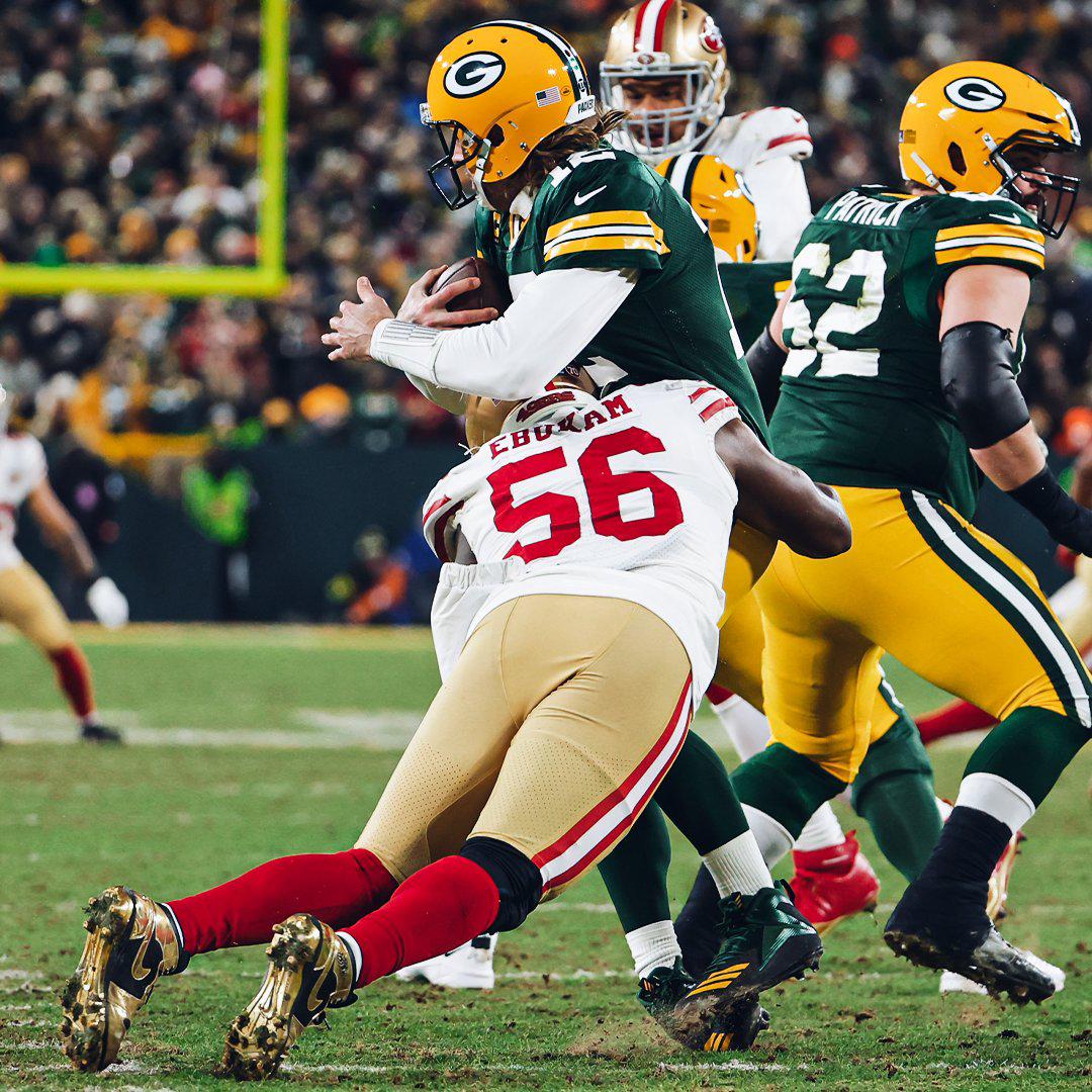$!Los 49ers dan la sorpresa en Lambeau Field al vencer y eliminar a los Packers