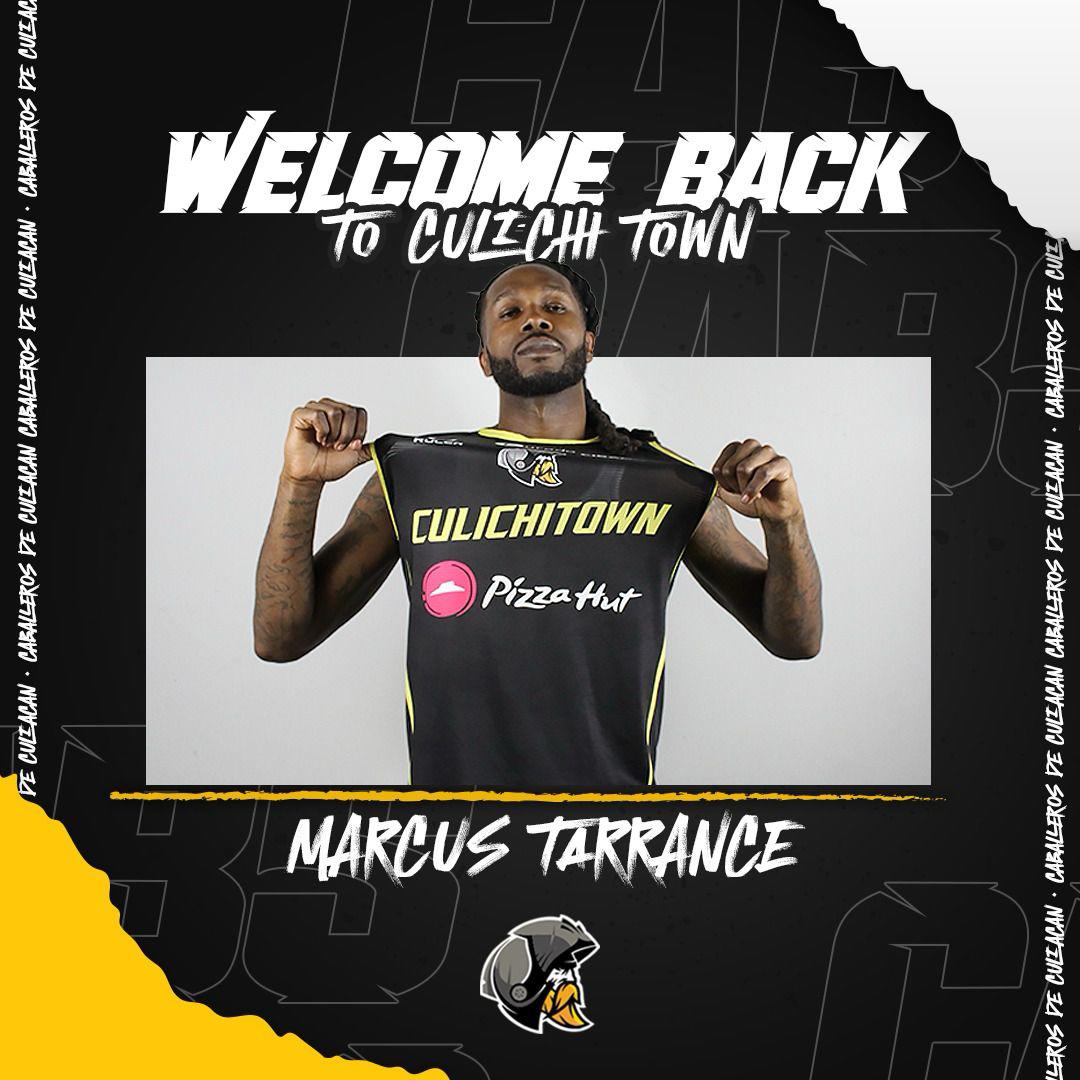 $!Marcus Tarrance se vestirá de nuevo como jugador de Caballeros de Culiacán