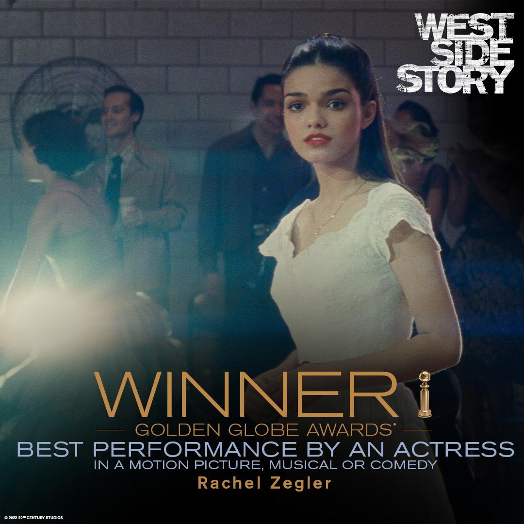 $!Rachel Zegler, Mejor actriz de comedia o musical.
