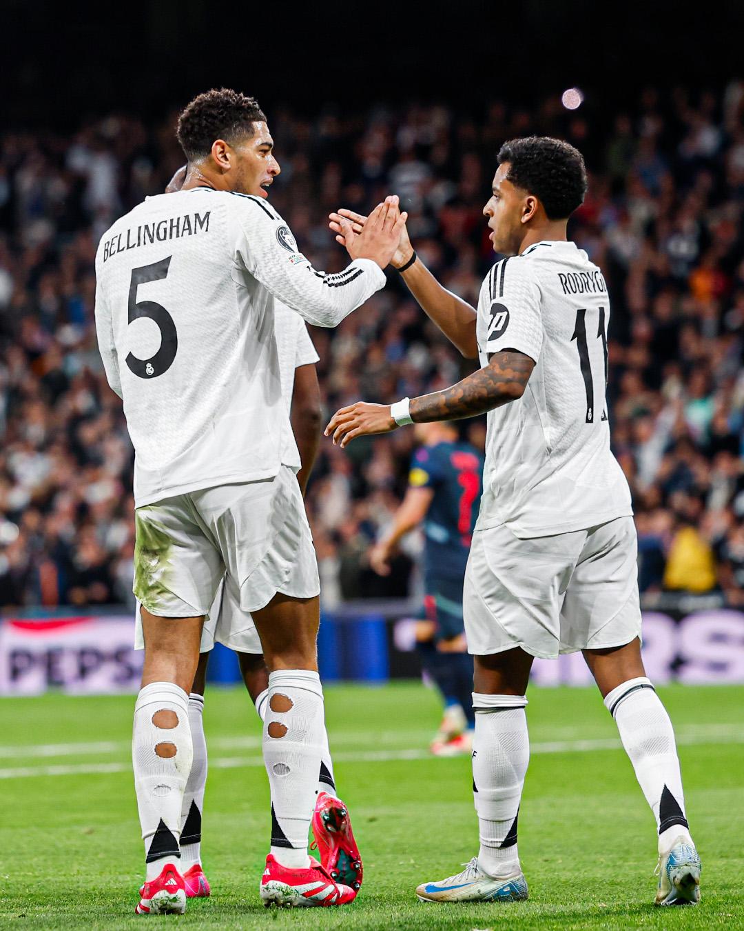 $!Real Madrid golea con dobletes de Rodrygo y Vini Jr. y avanza en la Champions
