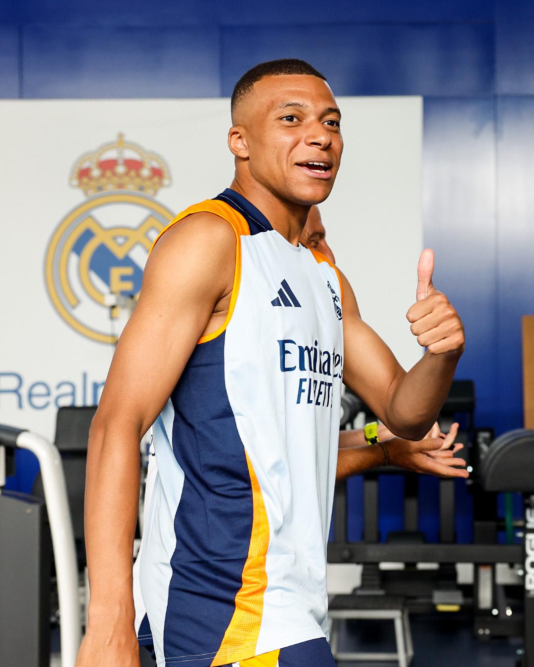 $!Mbappé tiene su primer entrenamiento con el Real Madrid