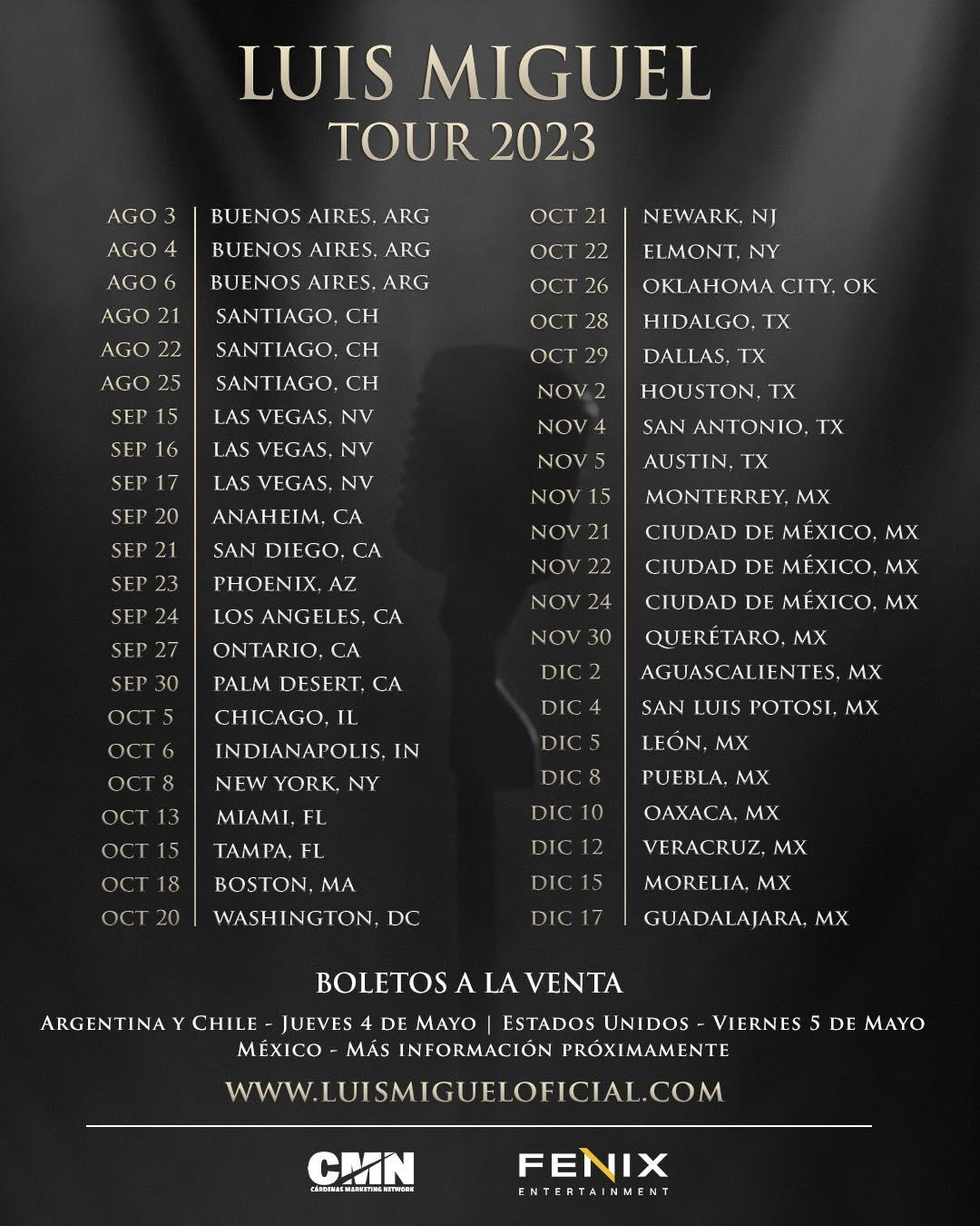 $!Rechaza Luis Miguel trabajar con Ticketmaster