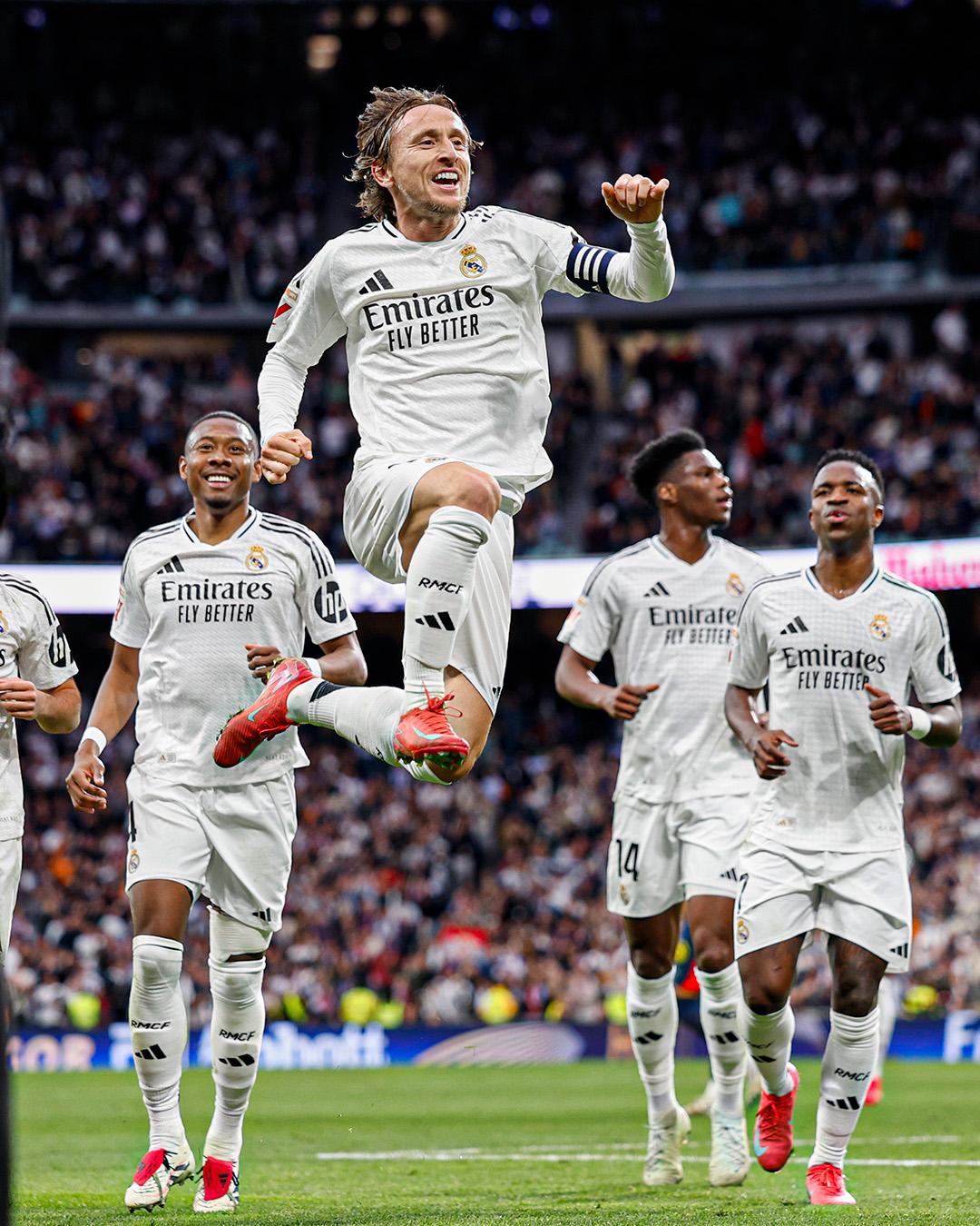 $!Real Madrid vence al Girona con un golazo de Modrić y otro de Vini Jr.