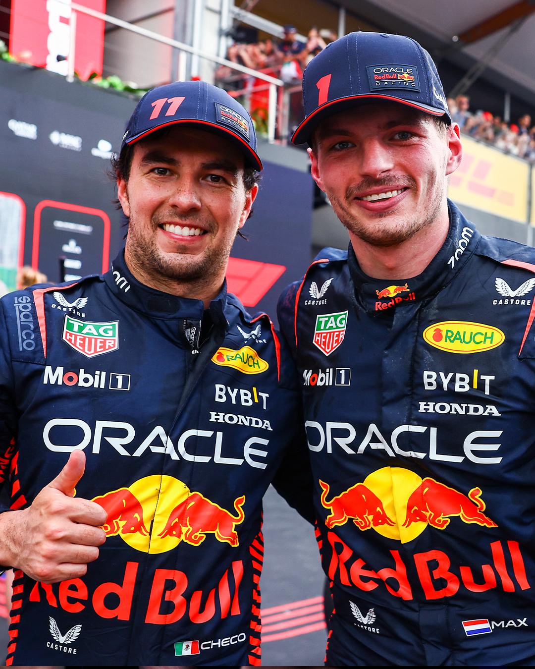 $!Checo se siente aliviado de que su neumático ‘no explotara’ en Bakú