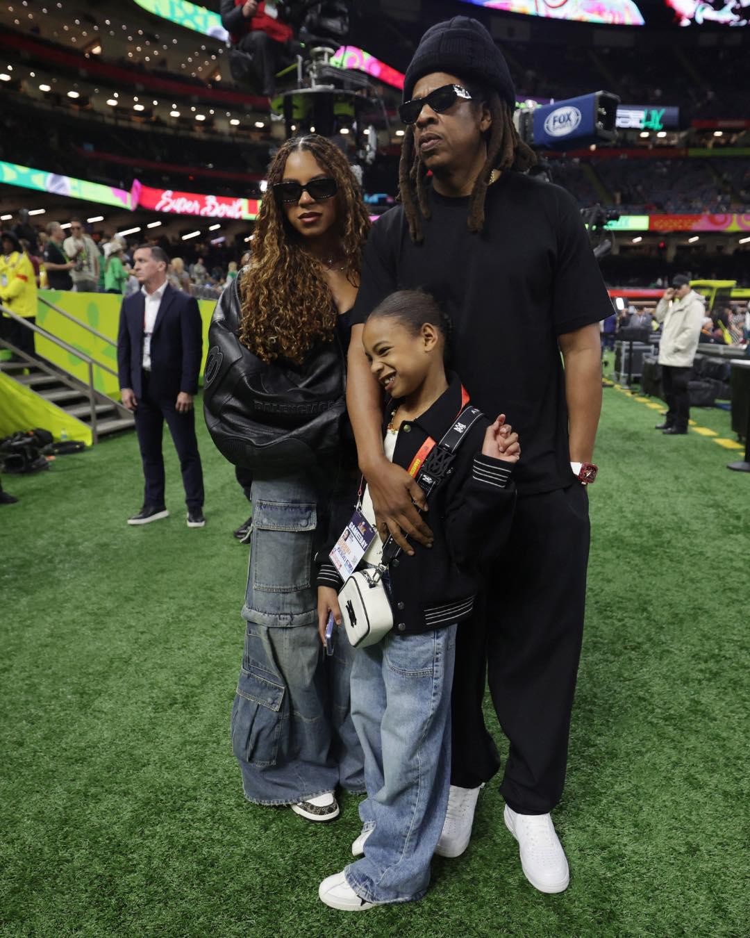 $!Beyonce, Jay Z y Blue.