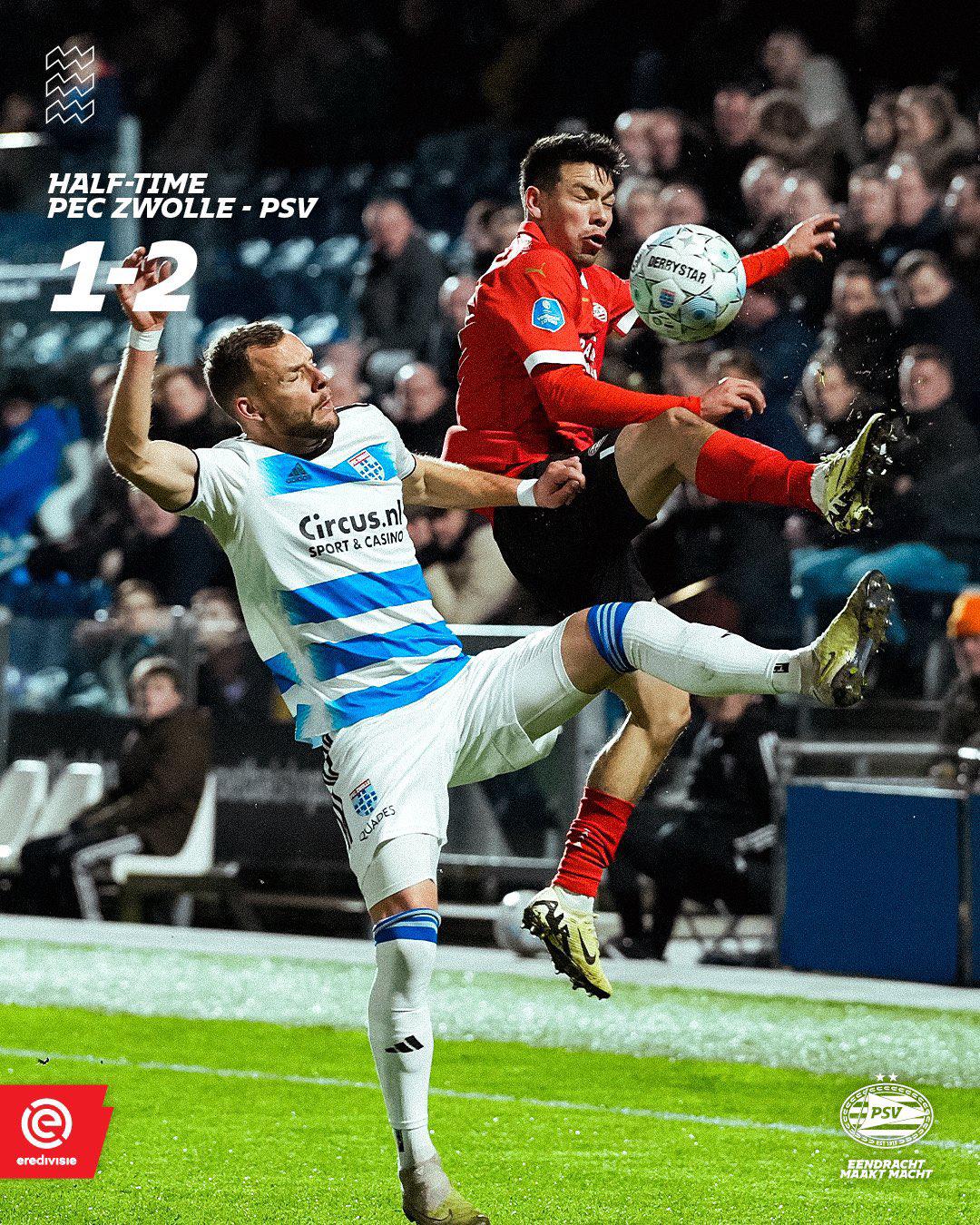 $!PSV y Chucky aplastan al PEC Zwolle en la Eredivisie