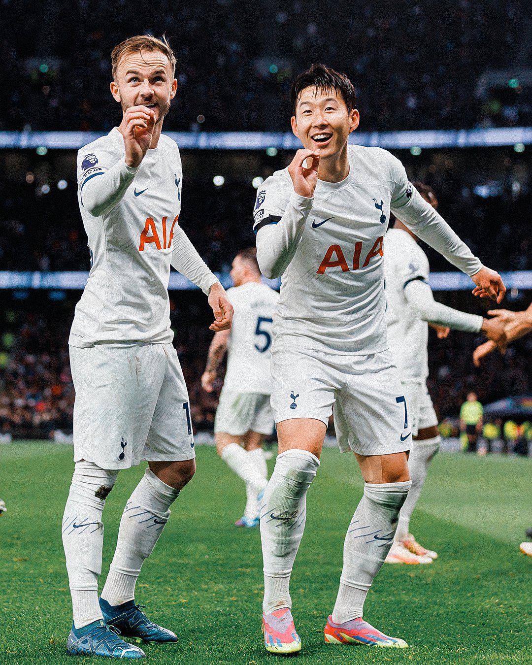 $!El Tottenham recupera el liderato al ritmo de la dupla Maddison-Son