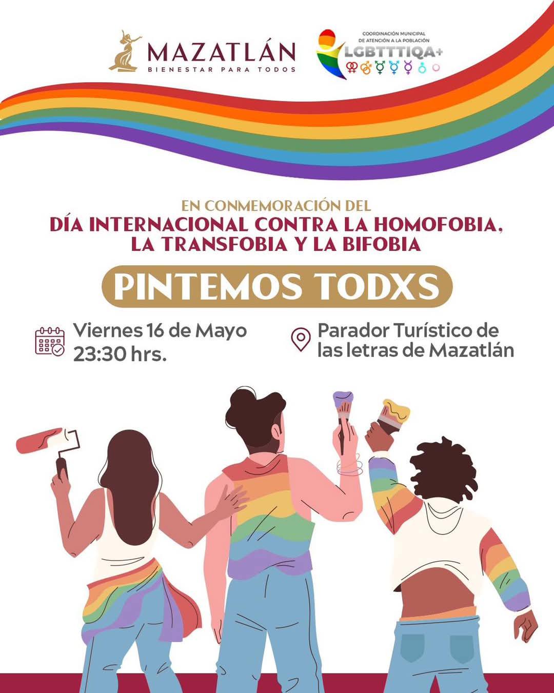 $!Invita Coordinación LGBTQ+ a reforzar lazos de respeto e igualdad con el proyecto ‘Pintemos Todxs’