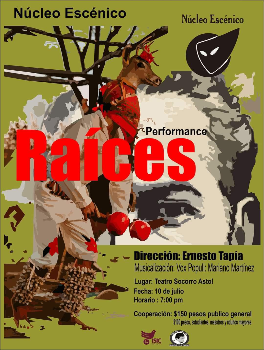 $!El espectáculo se presentará el 10 de julio, a las 19:00 horas, en el Teatro Socorro Astol.