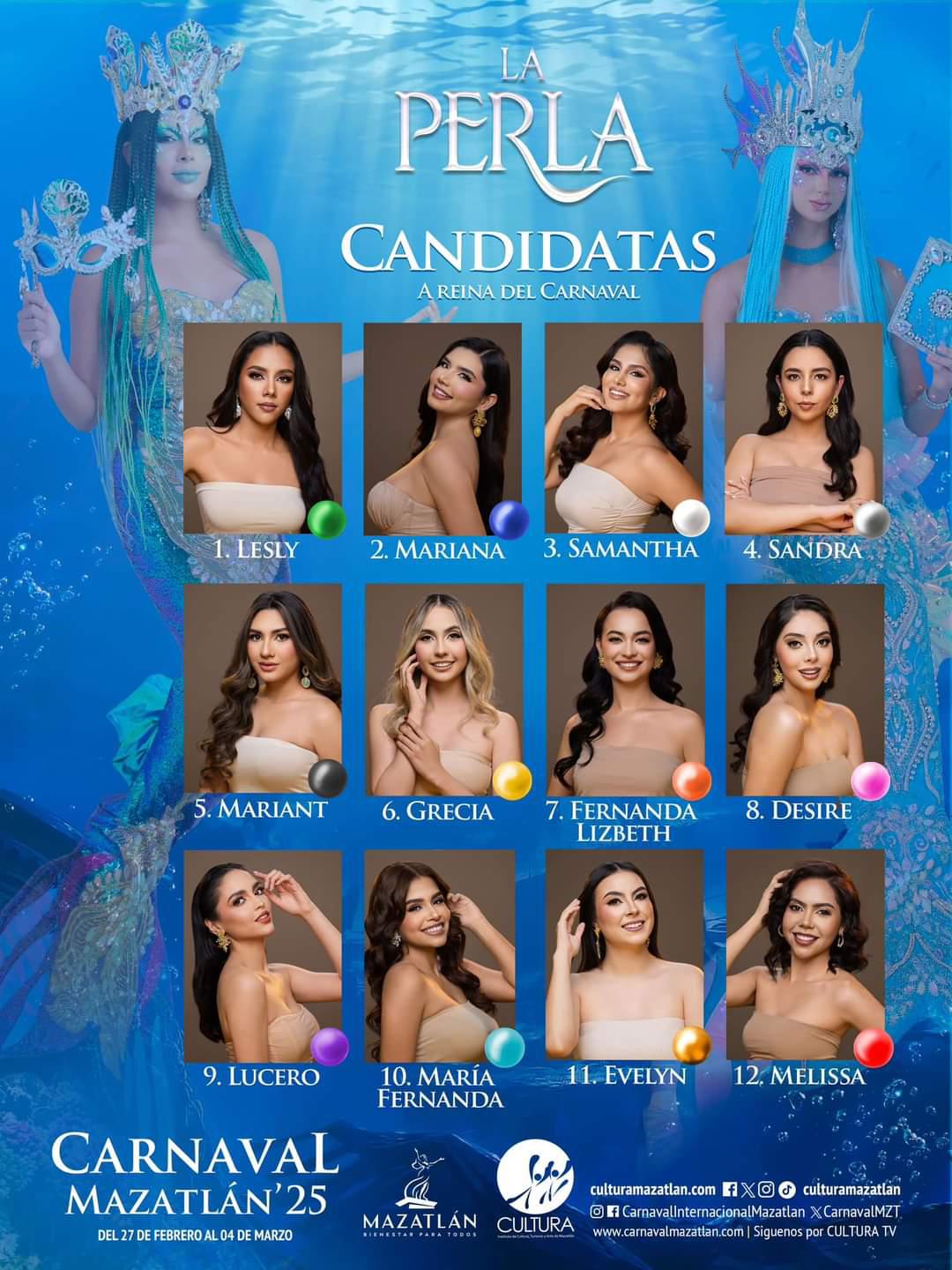 $!Ellas son las 12 candidatas a reina.