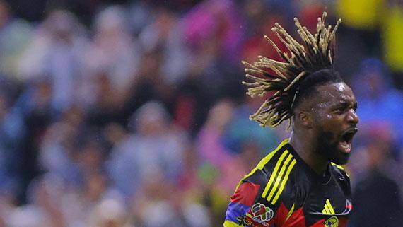 Allan Saint–Maximin se estrena en el futbol mexicano.