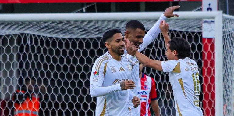Tigres golea de visita a los potosinos.