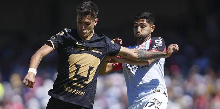 Pumas no pudo mantener la ventaja y terminó empatando con Atlas.