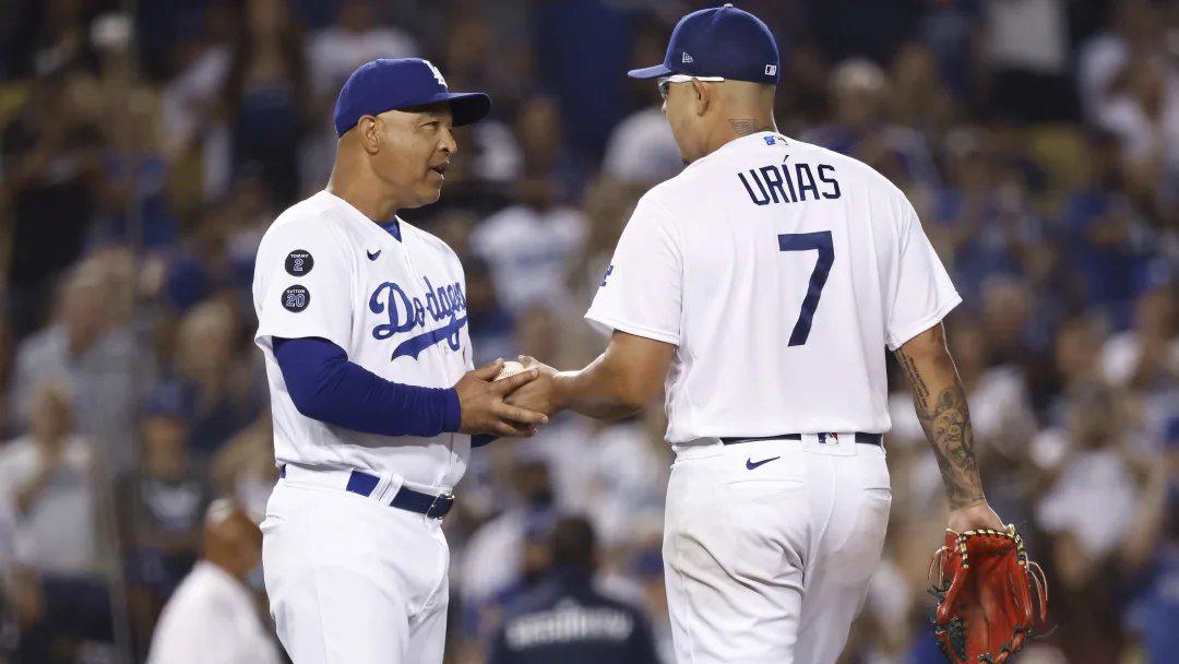$!Julio Urías estaría disponible como relevista por los Dodgers ante los Cardenales este miércoles