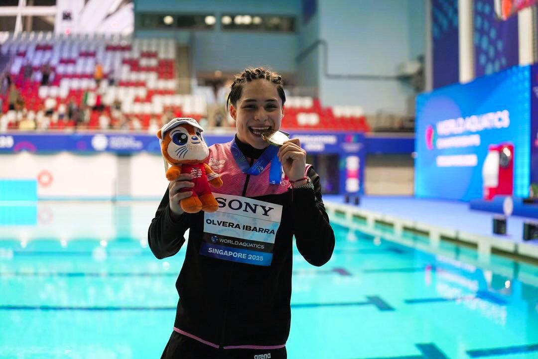 $!Clavadista Osmar Olvera logra oro histórico en Mundial de Deportes Acuáticos Singapur 2025