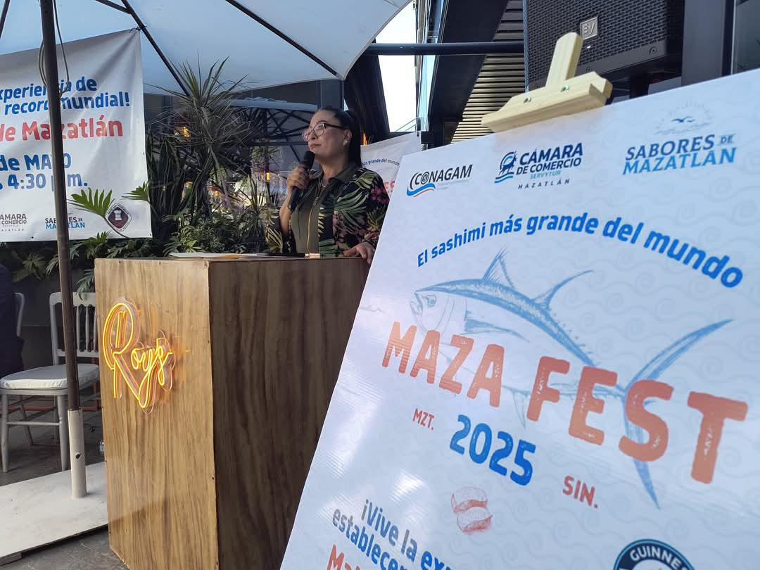 $!Mazatlán va por Récord Guinness con un kilómetro de sashimi de atún
