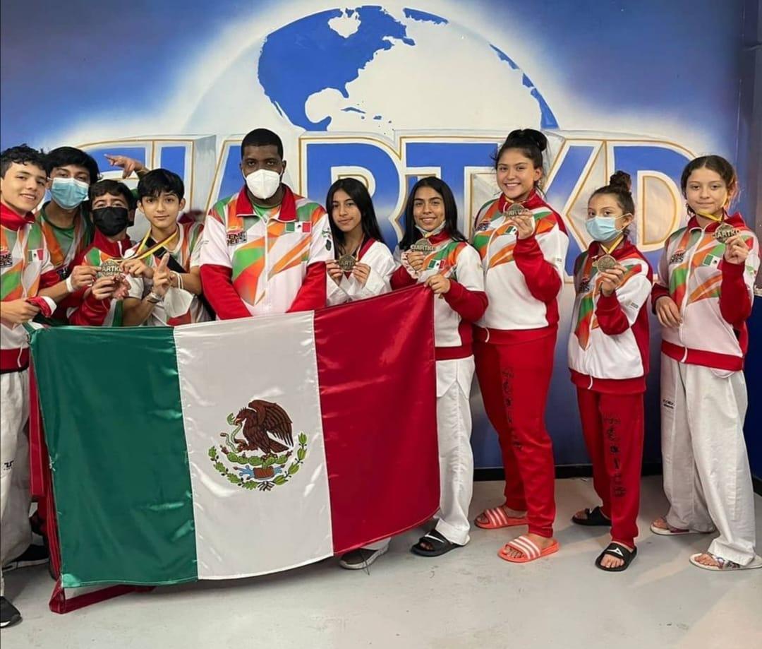 $!Sinaloense Carlos Emilio Báez Robles se queda con la plata en el Open de Taekwondo de Colombia 2021