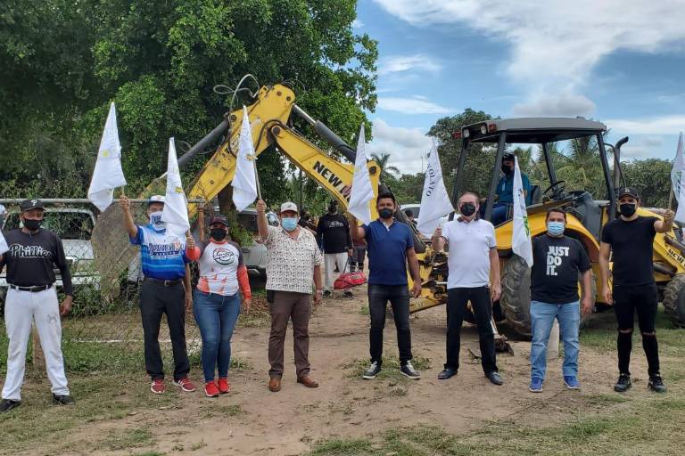 Inician obras en estadio de beisbol de El Potrero, en Navolato