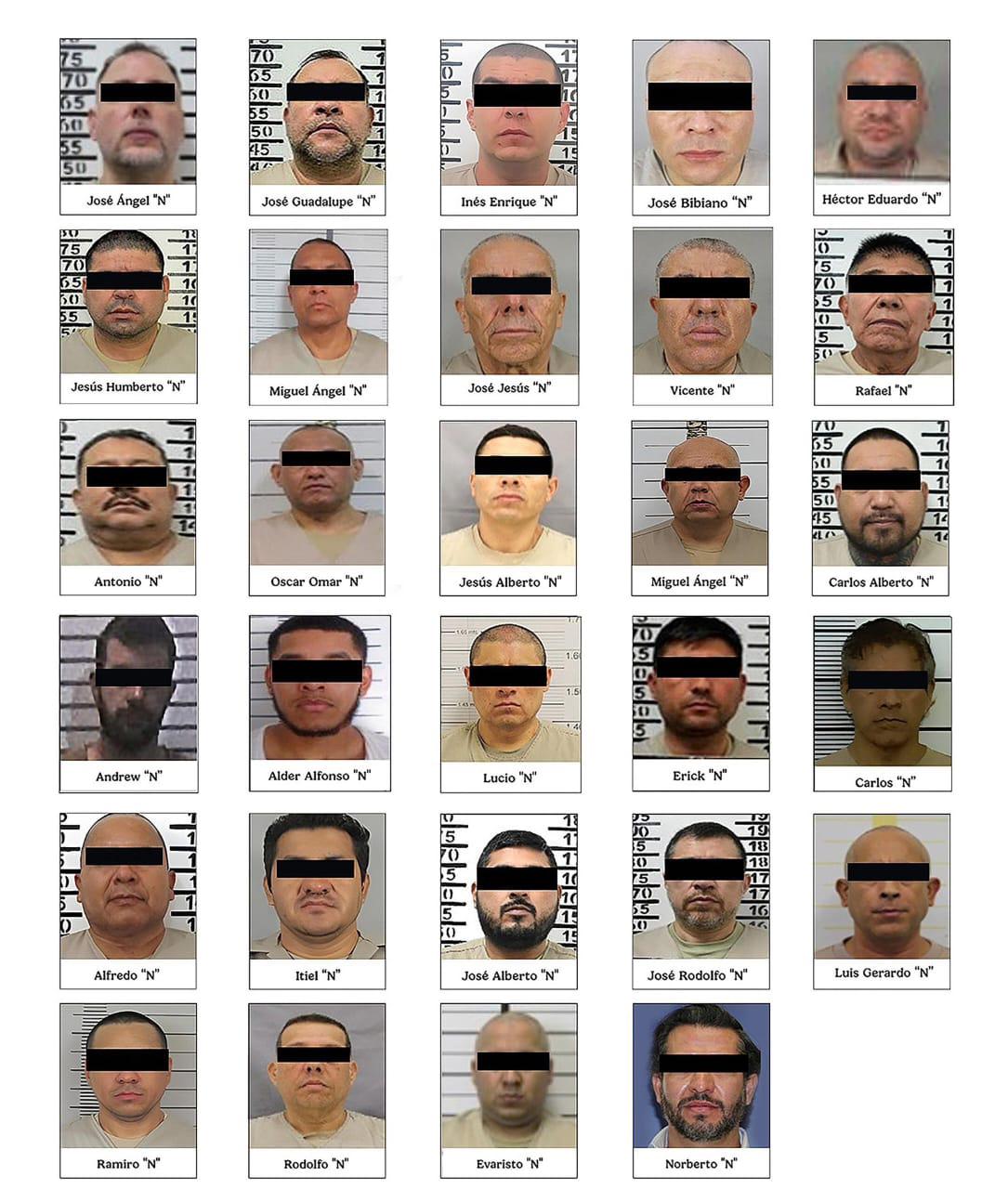 $!México traslada a EU a 29 acusados de narcotráfico, entre ellos Caro Quintero, ‘El Lupe’ Tapia y ‘El Güerito’ Canobbio
