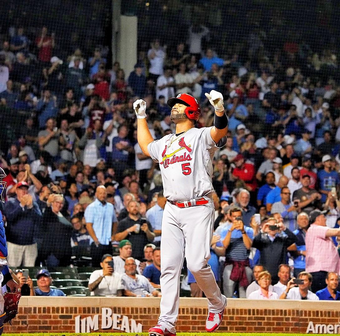 $!Albert Pujols da otro cuadrangular para llegar a 693 de por vida, en triunfo de los Cardenales