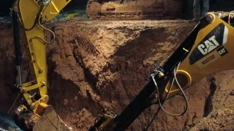 El desperfecto se ubicó en la línea de conducción más importante de la Planta San Lorenzo.